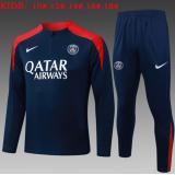 Chándal PSG 2025/26 (bule Half Zipper) - NIÑOS